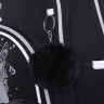 Рюкзак Grizzly школьный с обвесом RG-660-4/2 черный - серебро