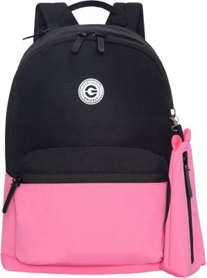 Рюкзак Grizzly RXL-323-4/4 черный - розовый