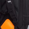 Рюкзак школьный GRIZZLY RB-455-5/1 черный - оранжевый