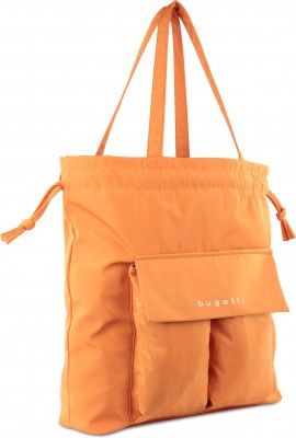 Сумка-шоппер BUGATTI Bona, оранжевая, полиэстер/сатиновый 45х9х41 см, 13 л, 49665551