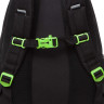 Рюкзак Grizzly школьный с обвесом RG-362-4/1 черный - фуксия