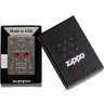 Зажигалка ZIPPO Armor™ Crystal с покрытием High Polish Black Ice®, латунь/сталь, чёрная, 38x13x57 мм