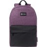 Рюкзак TORBER GRAFFI, фиолетовый с карманом черного цвета, 42 х 29 x 19 см, T8965-PUR-BLK
