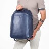 Мужской кожаный рюкзак Kelross Dark Blue