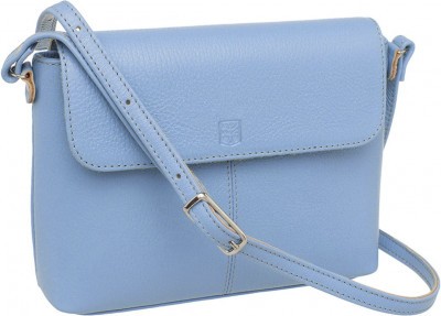 Женская кожаная сумка Gillian Light Blue