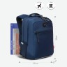 Рюкзак школьный RB-356-5/2 синий - оливковый