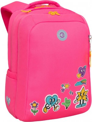 Рюкзак школьный GRIZZLY RG-466-2/2 фуксия