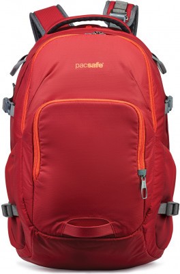 Рюкзак антивор Pacsafe Venturesafe 28L G3, красный, 28 л.