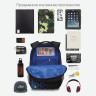 Рюкзак школьный RB-356-2/1 черный - синий
