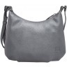 Женская кожаная сумка Mosby Silver Grey