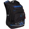 Рюкзак школьный GRIZZLY RB-450-2/2 черный - синий