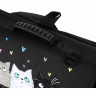 Рюкзак Grizzly школьный с обвесом и картхолдером на держателе RAp-780-1/1 черный