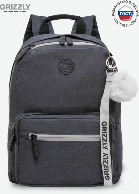 Рюкзак Grizzly RXL-321-1/7 черный - серый