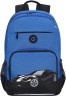 Рюкзак школьный Grizzly RB-355-1/1 черный - синий