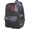 Молодежный рюкзак MERLIN 12297 черно-красный