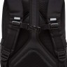 Рюкзак школьный GRIZZLY RB-456-3/2 черный - серый