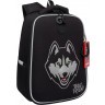 Рюкзак школьный GRIZZLY RAw-595-10/2 чёрный - серый