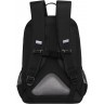Рюкзак школьный Grizzly RB-355-1/2 черный - серый