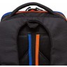 Рюкзак школьный GRIZZLY RB-456-4/1 черный - оранжевый