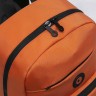 Рюкзак школьный Grizzly RB-355-1/3 черный - оранжевый