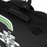 Рюкзак Grizzly школьный с обвесом и картхолдером на держателе RAp-781-4/1 черный