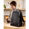 Рюкзак школьный Grizzly RB-351-5/1 черный - серый