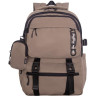 Рюкзак Grizzly с чехлом для мелочей RQ-602-1/4 коричневый