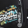 Рюкзак Grizzly школьный с обвесом RAz-687-2/1 черный