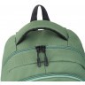 Рюкзак TORBER CLASS X, черно-зеленый, c мешком для сменной обуви, T2743-22-GRN-BLK-M