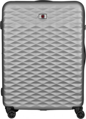 Чемодан WENGER Lumen, серый, поликарбонат, 54 x 29,5 x 75 см, 96 л, 604344