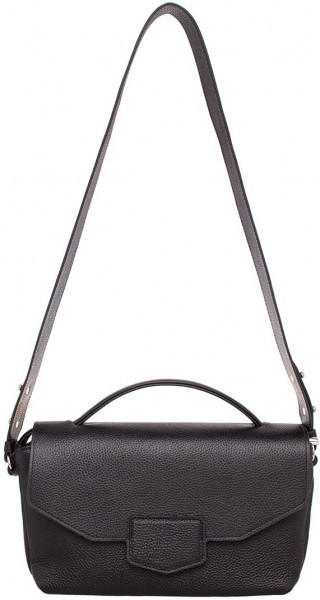 Женская кожаная сумка Iver Black