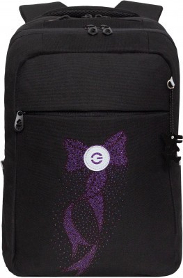 Рюкзак GRIZZLY RD-544-3/1 черный - фиолетовый
