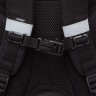 Рюкзак школьный с мешком RAm-584-7/1 черный - фосфорный