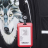 Рюкзак Grizzly школьный с картхолдером на держателе RAz-087-3/1 черный
