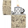 Зажигалка ZIPPO Alchemy Design с покрытием 540 Matte, латунь/сталь, бежевая, матовая, 38x13x57 мм