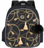 Рюкзак Grizzly школьный с обвесом RAz-686-10/1 черный
