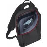 Рюкзак WENGER с одним плечевым ремнём, чёрный, 7x36x23 см