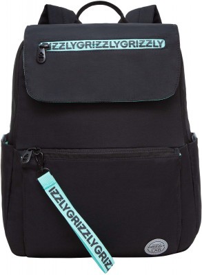 Рюкзак GRIZZLY RXL-325-2/5 черный - мятный