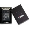 Зажигалка ZIPPO Spazuk Design с покрытием Black Matte, латунь/сталь, чёрная, матовая, 38x13x57 мм