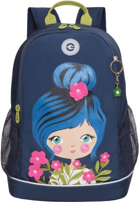 Рюкзак школьный GRIZZLY RG-363-3/1 тёмно-синий