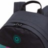 Рюкзак GRIZZLY RXL-327-3/1 черный-бирюзовый