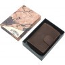 Бумажник женский KLONDIKE «Wendy», натуральная кожа в темно-коричневом цвете, 10 х 13,5 см, KD1028-03