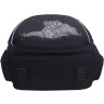 Рюкзак Grizzly школьный с картхолдером на держателе RAz-687-10/1 черный - серый