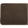 Бумажник KLONDIKE «Billy», натуральная кожа в темно-коричневом цвете, 11 х 8,5 см, KD1003-03