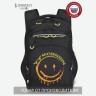 Рюкзак школьный RB-350-2/1 черный - оранжевый
