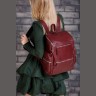 Кожаный женский рюкзак Kinsale Burgundy