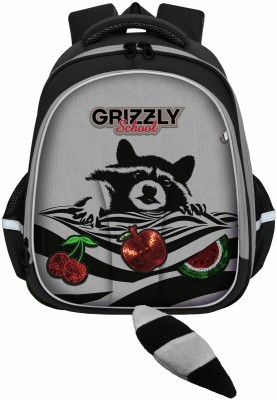 Ранец начальная школа Grizzly с енотом RAZ-186-7