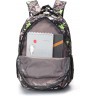 Рюкзак TORBER CLASS X, черно-серый с рисунком "Скейтбордисты" 45 x 32 x 16 см