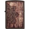 Зажигалка ZIPPO Classic с покрытием Brown Matte, латунь/сталь, коричневая, матовая, 38x13x57 мм № 49184, без топлива