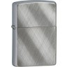 Зажигалка ZIPPO Classic с покрытием Brushed Chrome, латунь/сталь, серебристая, матовая, 38x13x57 мм № 28182